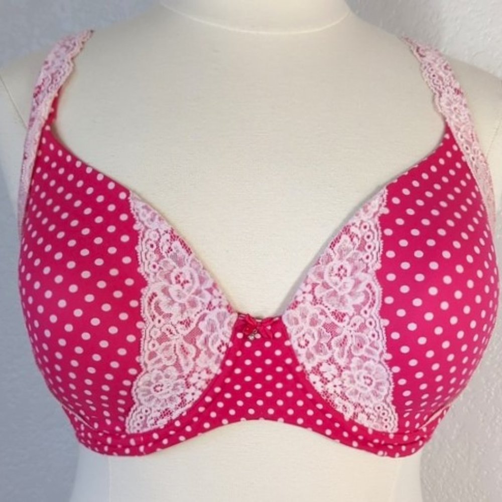 Soma 38DDD Bra Embraceable Perfect Coverage Lace Trim Underwired Lined